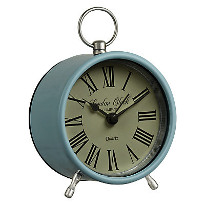 London Clock Company Heritage Mini Fob Alarm, Duck Egg